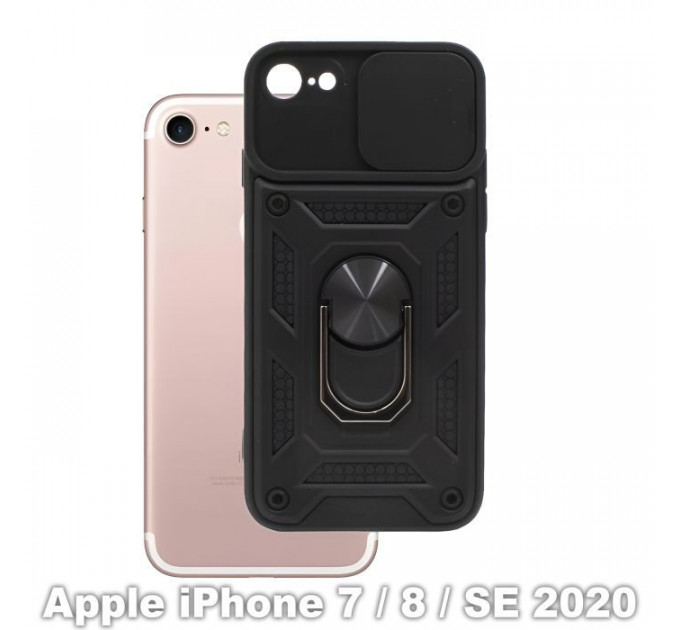 Чохол до мобільного телефона BeCover Military Apple iPhone 7 \/ 8 \/ SE 2020 Black (709948)