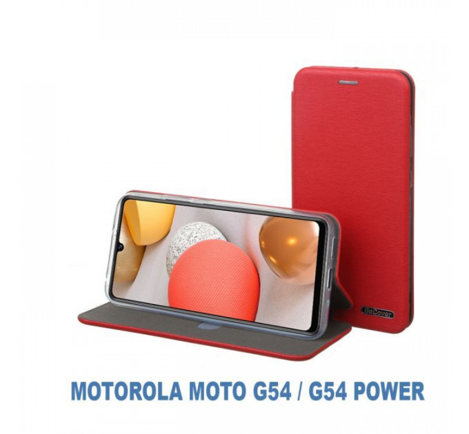 Чохол до мобільного телефона BeCover Exclusive Motorola Moto G54 \/ G54 Power Burgundy Red (710232)