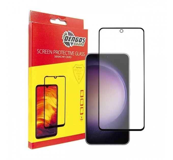 Чехол для мобильного телефона Dengos Kit для Samsung Galaxy S23 FE case + glass (Purple) (DG-KM-12)