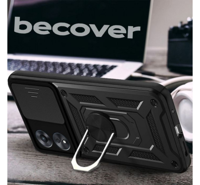 Чохол до мобільного телефона BeCover Military Oppo A18 Black (710712)