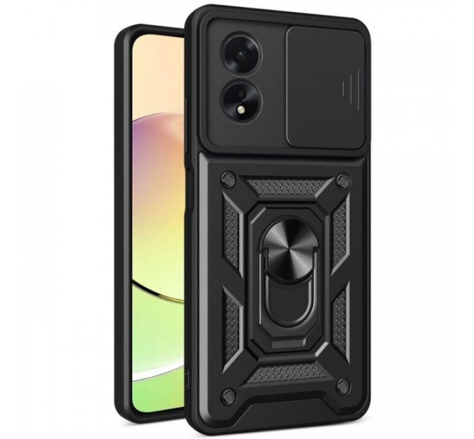 Чохол до мобільного телефона BeCover Military Oppo A18 Black (710712)