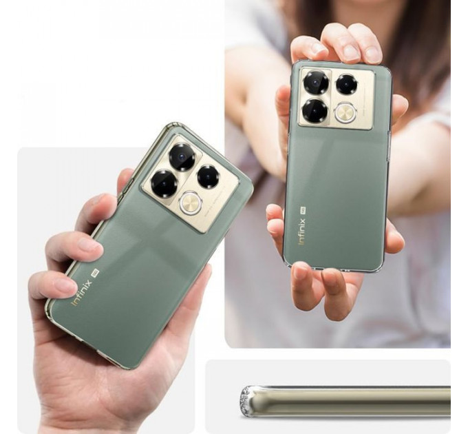 Чохол до мобільного телефона BeCover Infinix Note 40 Pro (X6851) Transparancy (711180)