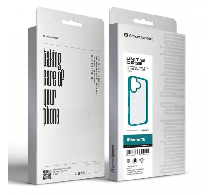 Чохол до мобільного телефона Armorstandart UNIT2 Apple iPhone 16 Lake Green (ARM78745)