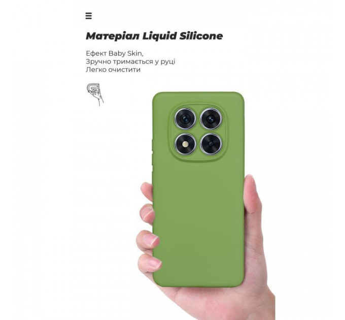 Чехол для мобильного телефона Armorstandart ICON Xiaomi Redmi Note 14 Pro 5G \/ Poco X7 Camera cover Green (ARM79829)