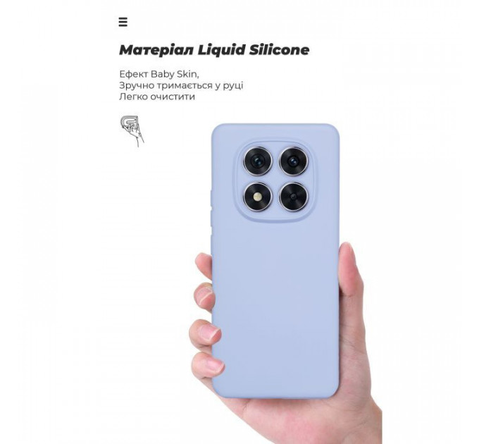 Чохол до мобільного телефона Armorstandart ICON Xiaomi Redmi Note 14 Pro 5G \/ Poco X7 Camera cover Lavender (ARM79830)