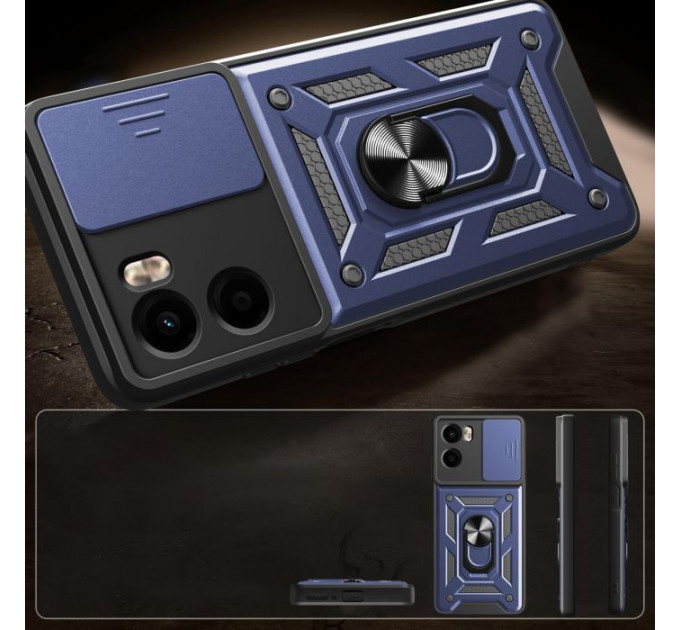 Чохол до мобільного телефона BeCover Military Motorola Moto G05 \/ E15 Blue (713528)