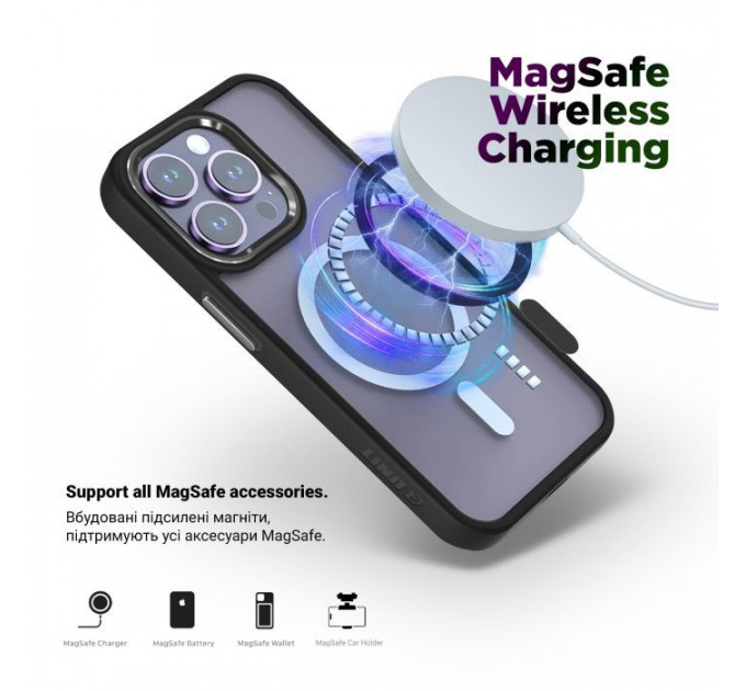 Чохол до мобільного телефона Armorstandart Unit MagCase Apple iPhone 17 Pro Max Black (ARM86297)