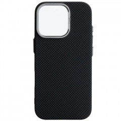 Чохол до мобільного телефона Armorstandart LikeCarbon2 MagCase Apple iPhone 15 Pro Kevlar Black (ARM88589)