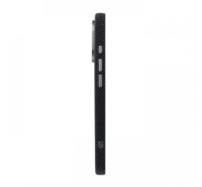 Чохол до мобільного телефона Armorstandart LikeCarbon2 MagCase Apple iPhone 15 Pro Kevlar Black (ARM88589)