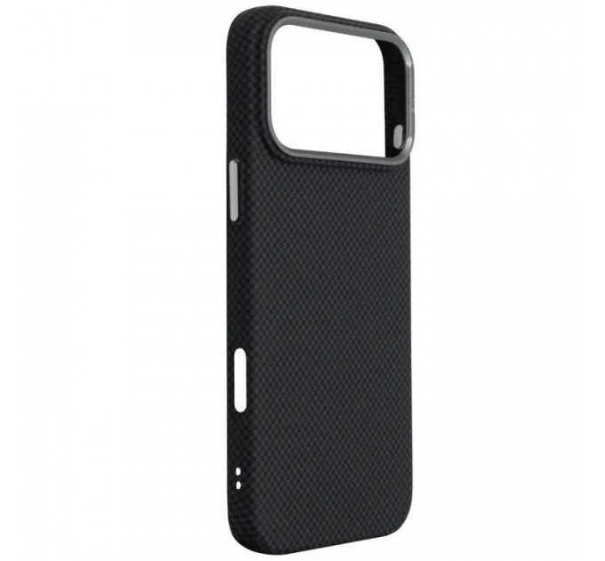 Чохол до мобільного телефона Armorstandart LikeCarbon2 MagCase Apple iPhone 17 Pro Max Kevlar Black (ARM88377)