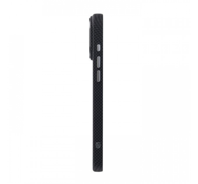 Чохол до мобільного телефона Armorstandart LikeCarbon2 MagCase Apple iPhone 17 Pro Max Kevlar Black (ARM88377)