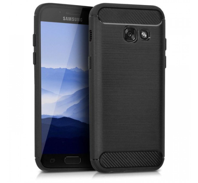 Чохол до мобільного телефона для SAMSUNG Galaxy A3 2017 Carbon Fiber (Black) Laudtec (LT-A32017B)