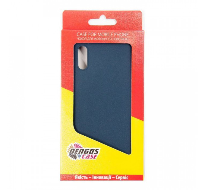 Чохол до мобільного телефона Dengos Carbon Xiaomi Redmi 9A, blue (DG-TPU-CRBN-87) (DG-TPU-CRBN-87)