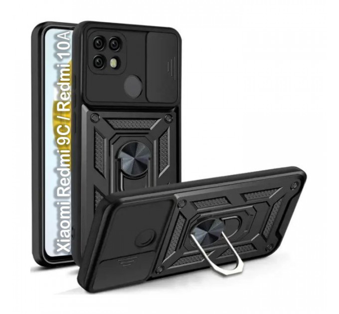 Чохол до мобільного телефона BeCover Military Xiaomi Redmi 9C \/ Redmi 10А Black (705578) Чохол до мобільного телефона BeCover Military Xiaomi Redmi 9C \/ Redmi 10А Black (705578)