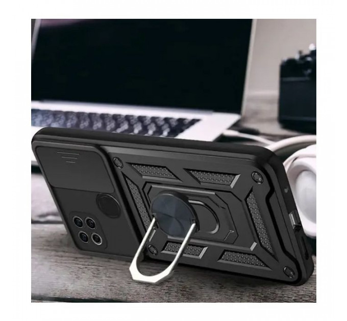 Чохол до мобільного телефона BeCover Military Xiaomi Redmi 9C \/ Redmi 10А Black (705578)