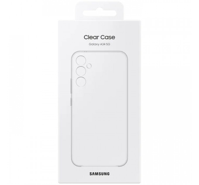 Чохол до мобільного телефона Samsung Samsung A34 Clear Case Transparency (EF-QA346CTEGRU)