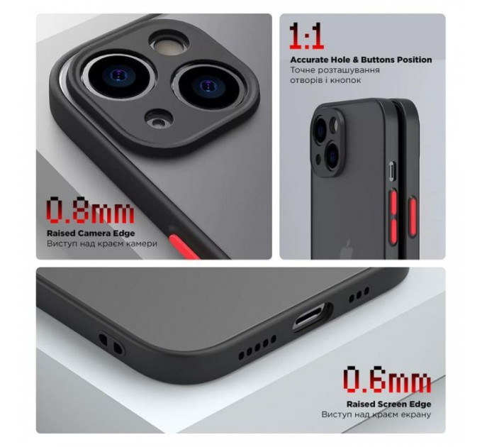 Чохол до мобільного телефона Armorstandart Frosted Matte Samsung S23FE 5G Black (ARM69714)