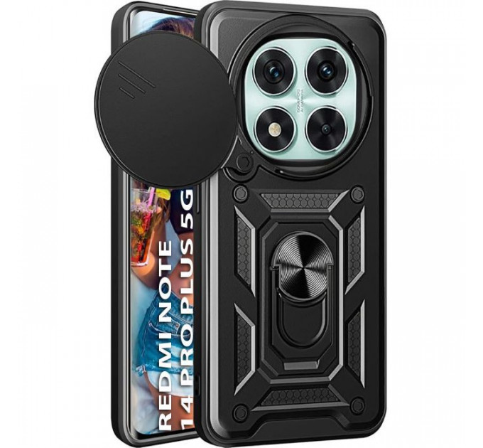 Чохол до мобільного телефона BeCover Military Xiaomi Redmi Note 14 Pro Plus 5G Black (712871)