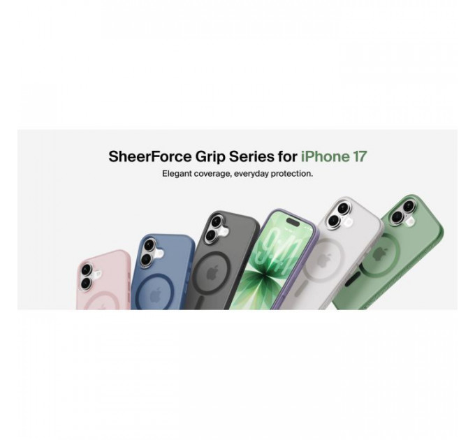 Чехол для мобильного телефона Belkin Magnetic Protective Grip iPhone 17 Sage (MSA034HQSE)