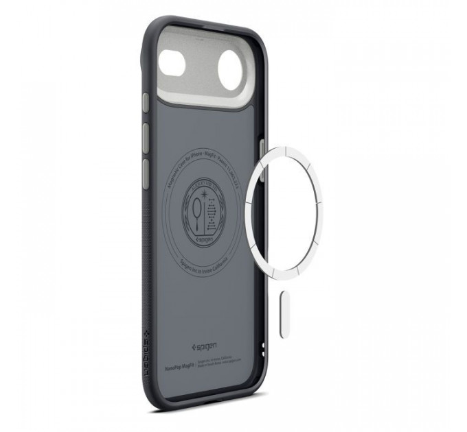 Чохол до мобільного телефона Spigen Nano Pop MagFit iPhone 17 Air Black Sesame (ACS10301)