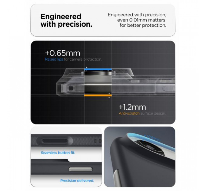 Чохол до мобільного телефона Spigen Nano Pop MagFit iPhone 17 Air Black Sesame (ACS10301)