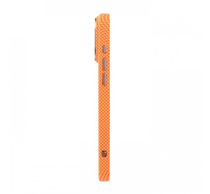 Чохол до мобільного телефона Armorstandart LikeCarbon2 SE MagCase Apple iPhone 17 Pro Max Kevlar Orange Rose Gold (ARM89169)