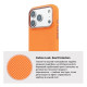 Чохол до мобільного телефона Armorstandart LikeCarbon2 SE MagCase Apple iPhone 17 Pro Max Kevlar Orange Rose Gold (ARM89169)