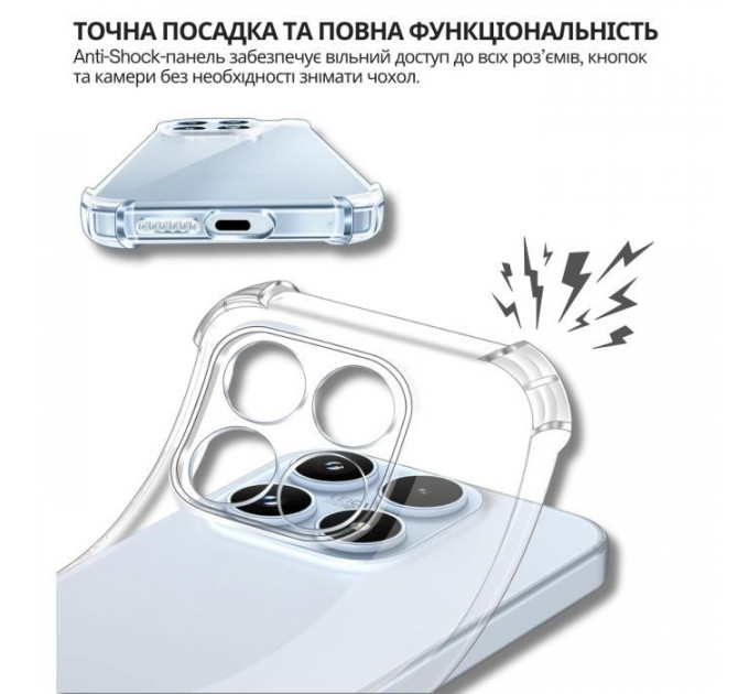 Чохол до мобільного телефона BeCover Anti-Shock Xiaomi 17 Clear (714955)