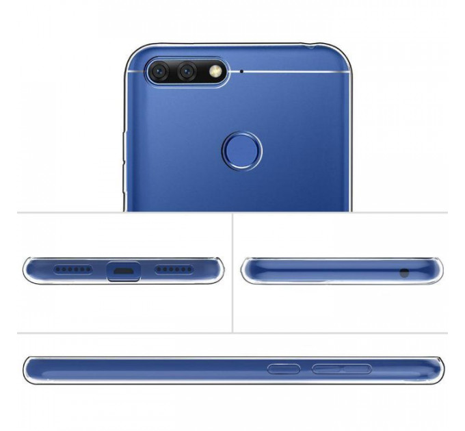 Чохол до мобільного телефона Laudtec для Huawei Y6 2018 Clear tpu (Transperent) (LC-HY62018T)