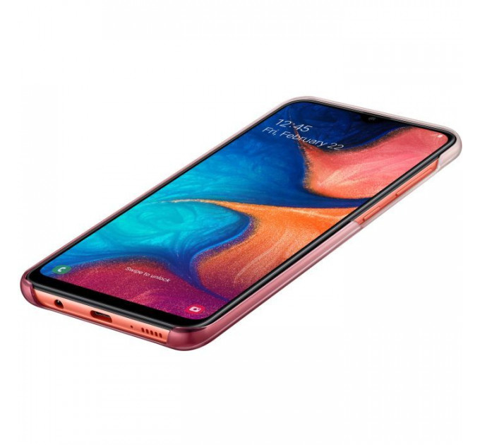 Чехол для мобильного телефона Samsung Galaxy A20 (A205F) Gradation Cover Pink (EF-AA205CPEGRU)