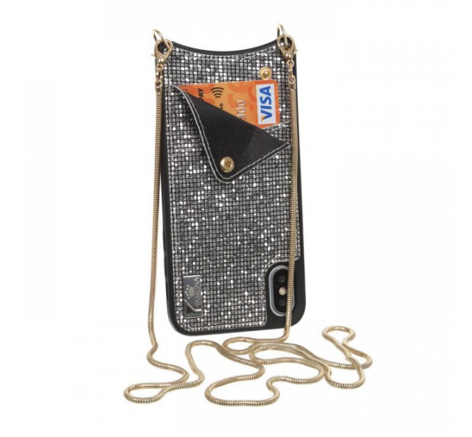 Чохол до мобільного телефона BeCover Glitter Wallet Apple iPhone Xs Max Silver (703624) (703624)