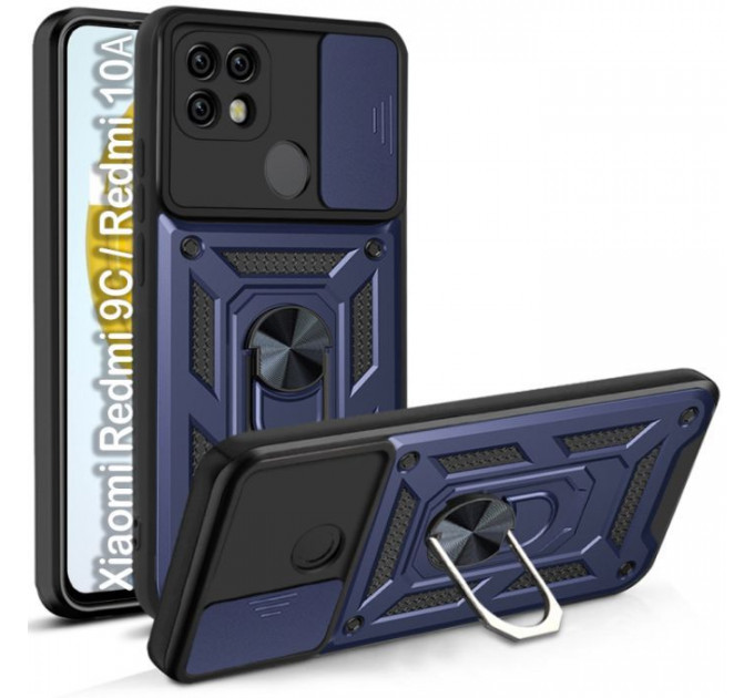 Чохол до мобільного телефона BeCover Military Xiaomi Redmi 9C \/ Redmi 10А Blue (705579)