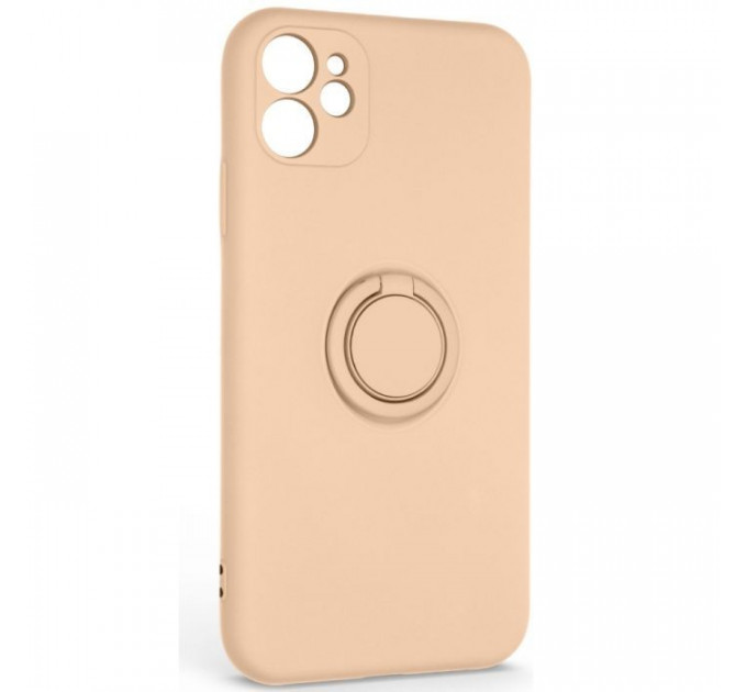 Чохол до мобільного телефона Armorstandart Icon Ring Apple iPhone 11 Pink Sand (ARM68644)