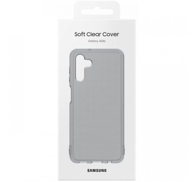 Чехол для мобильного телефона Samsung Samsung A04S Soft Clear Cover Black (EF-QA047TBEGRU)