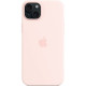 Чохол до мобільного телефона Apple iPhone 15 Plus Silicone Case with MagSafe Light Pink (MT143ZM\/A)