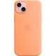 Чохол до мобільного телефона Apple iPhone 15 Plus Silicone Case with MagSafe Orange Sorbet (MT173ZM\/A)