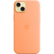 Чохол до мобільного телефона Apple iPhone 15 Plus Silicone Case with MagSafe Orange Sorbet (MT173ZM\/A)