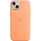 Чохол до мобільного телефона Apple iPhone 15 Plus Silicone Case with MagSafe Orange Sorbet (MT173ZM\/A)