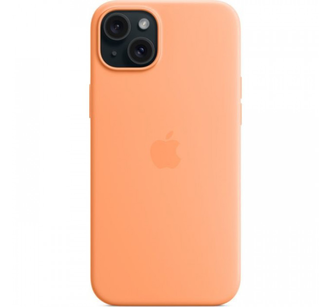 Чохол до мобільного телефона Apple iPhone 15 Plus Silicone Case with MagSafe Orange Sorbet (MT173ZM\/A)