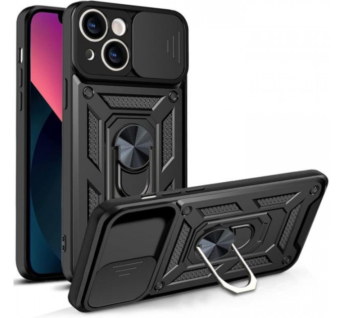 Чохол до мобільного телефона BeCover Military Apple iPhone 15 Black (709952)