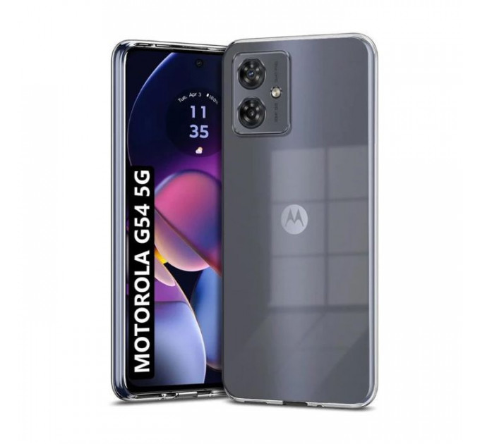 Чохол до мобільного телефона BeCover Motorola Moto G54 \/ G54 Power Transparancy (710887)