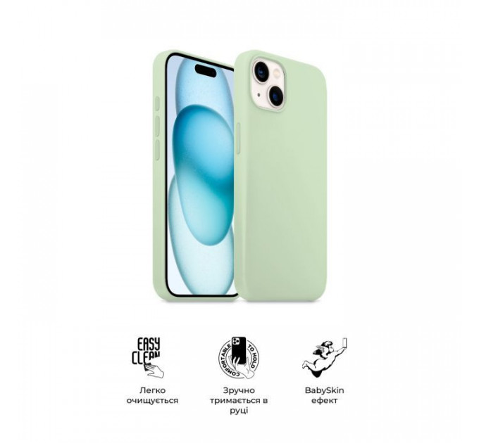Чохол до мобільного телефона Armorstandart ICON2 MagSafe Apple iPhone 15 Soft Mint (ARM77010)