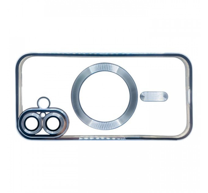 Чохол до мобільного телефона BeCover TPU Chrome Case (MagSafe) для Apple iPhone 16 Sierra Blue (712072)