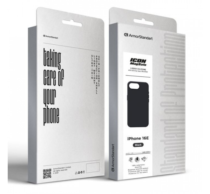 Чохол до мобільного телефона Armorstandart ICON2 MagSafe Apple iPhone 16e Black (ARM83851)