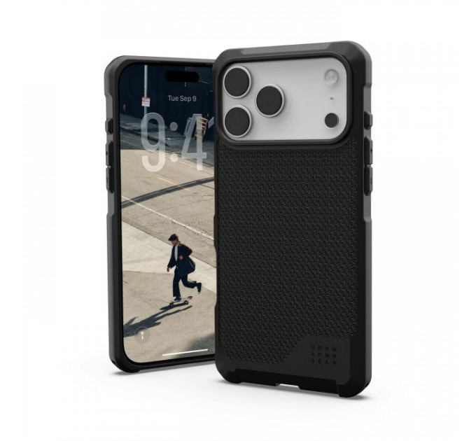 Чохол до мобільного телефона UAG iPhone 17 Pro Max Metropolis LT MagSafe Kevlar Black (114518113940)