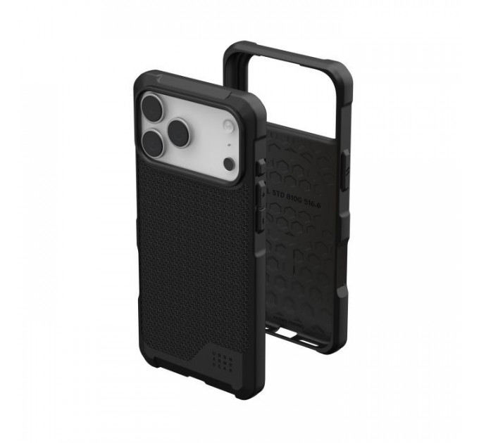 Чохол до мобільного телефона UAG iPhone 17 Pro Max Metropolis LT MagSafe Kevlar Black (114518113940)