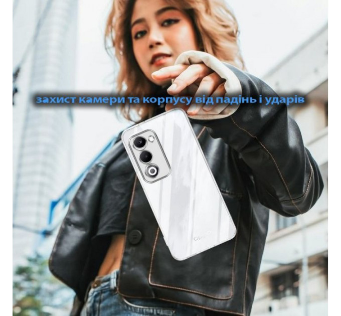 Чохол до мобільного телефона BeCover Silicone Oppo A5 2025 4G\/5G Transparent (713882)