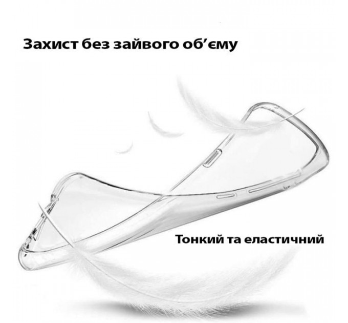Чохол до мобільного телефона BeCover Silicone Oppo A5 2025 4G\/5G Transparent (713882)