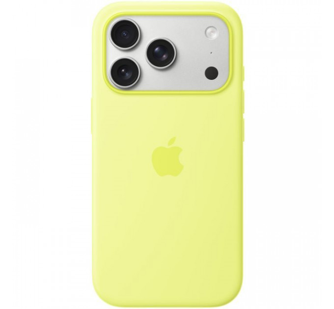 Чохол до мобільного телефона Apple Silicone iPhone 17 Pro Neon Yellow Model A3559 (MGFF4ZM\/A)