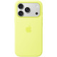 Чохол до мобільного телефона Apple Silicone iPhone 17 Pro Neon Yellow Model A3559 (MGFF4ZM\/A)
